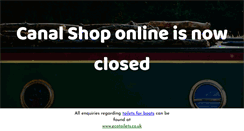 Desktop Screenshot of canalshoponline.co.uk